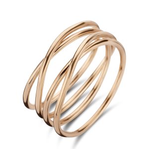 Casa Jewelry Ring Wikkeltje Roségoud