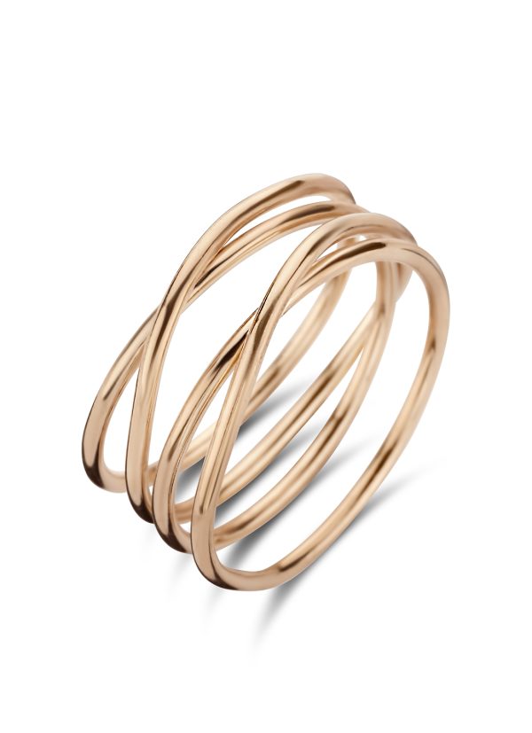 Casa Jewelry Ring Wikkeltje Roségoud