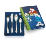 Zilverstad Kinderbestek Smurfen